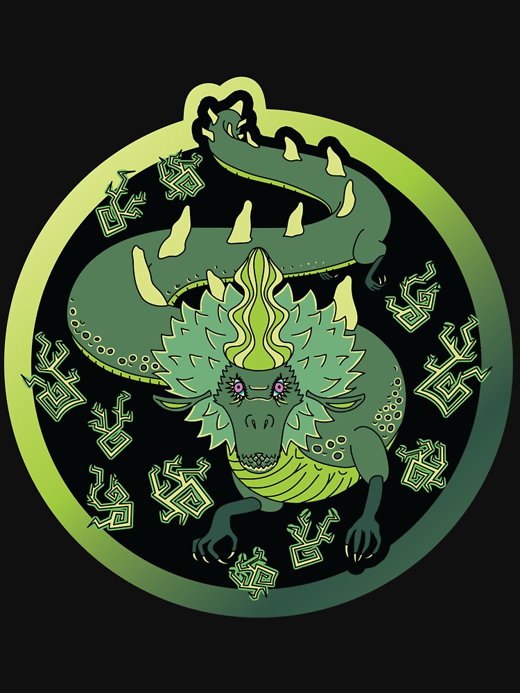 Thumbnail 7 of 7, Classic T-Shirt, Qing Dynasty Electric Dragon designed and sold by HMCraft.