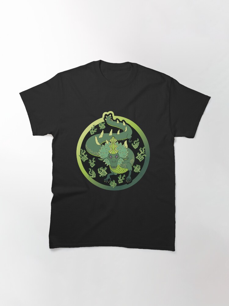 Thumbnail 3 of 7, Classic T-Shirt, Qing Dynasty Electric Dragon designed and sold by HMCraft.