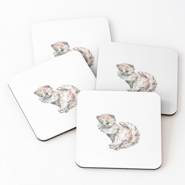 Item preview, Sweet Dreams Kitty Watercolor designed and sold by Branislava Tir .