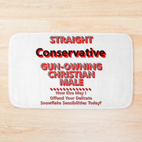 Item preview, Straight Conservative Gun-Owning Christian Male * designed and sold by Sarcasmagic.