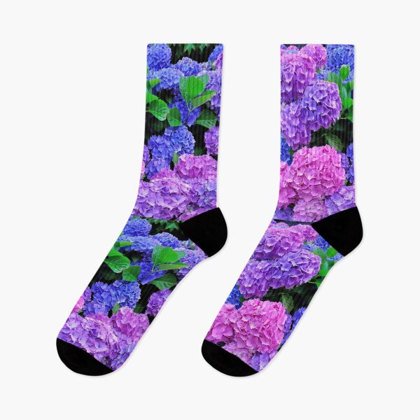 Item preview, Beautiful Pink & Purple Hydrangeas Blooming designed and sold by newburyboutique.