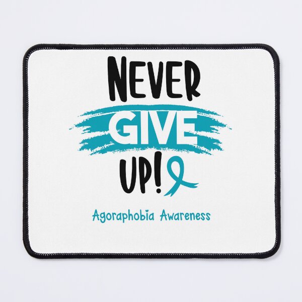 Item preview, Agoraphobia Warrior - Agoraphobia Awareness - Never Give Up! designed and sold by Robbsyn.