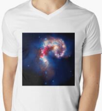 The Antennae Galaxies Men's V-Neck T-Shirt