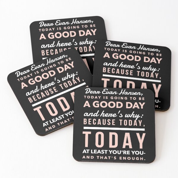 Item preview, Today is Going to be a Good Day- Dear Evan Hansen designed and sold by theBibliophile.