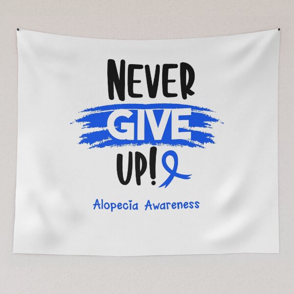 Item preview, Alopecia Warrior - Alopecia Awareness - Never Give Up! designed and sold by Robbsyn.