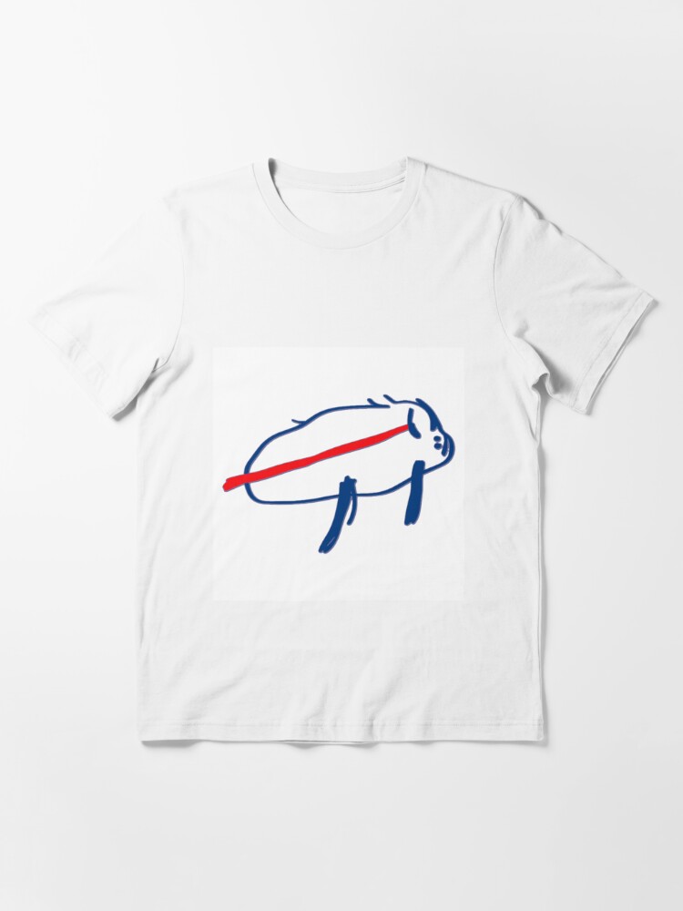 : Josh Allen Buffalo Football Drawing T Shirt White