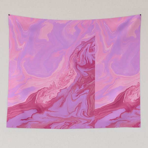 Item preview, Purple & Pink Liquid Marble  designed and sold by newburyboutique.