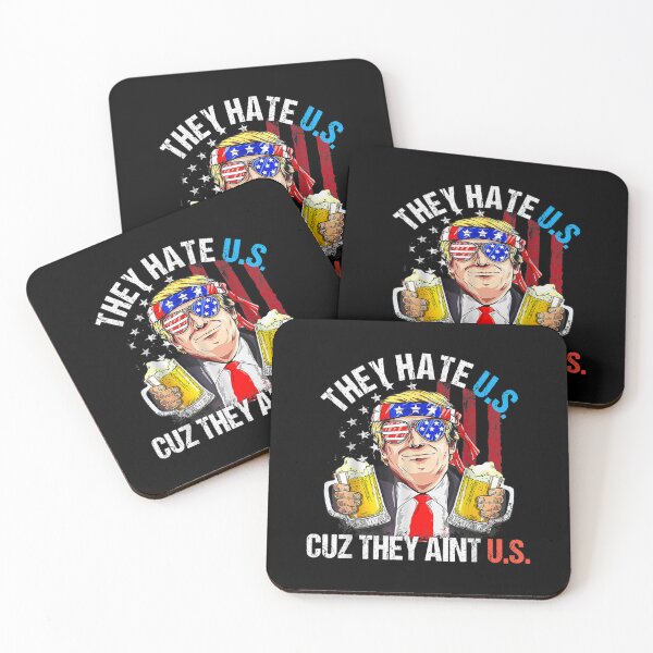 Item preview, They Hate Us Cuz They Ain't Us Funny Trump 4th of July designed and sold by SweetbeStore.