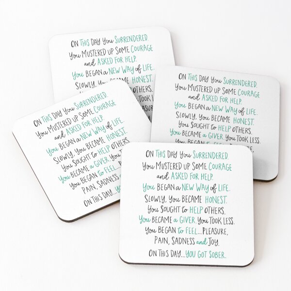 Item preview, Sobriety, On this day.. designed and sold by karenbarrett.