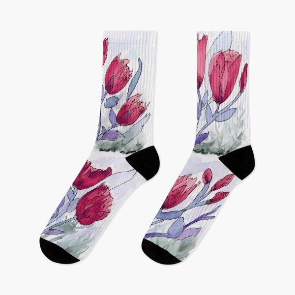 Item preview, Red Tulips Watercolor Design designed and sold by 1Lbrody1.