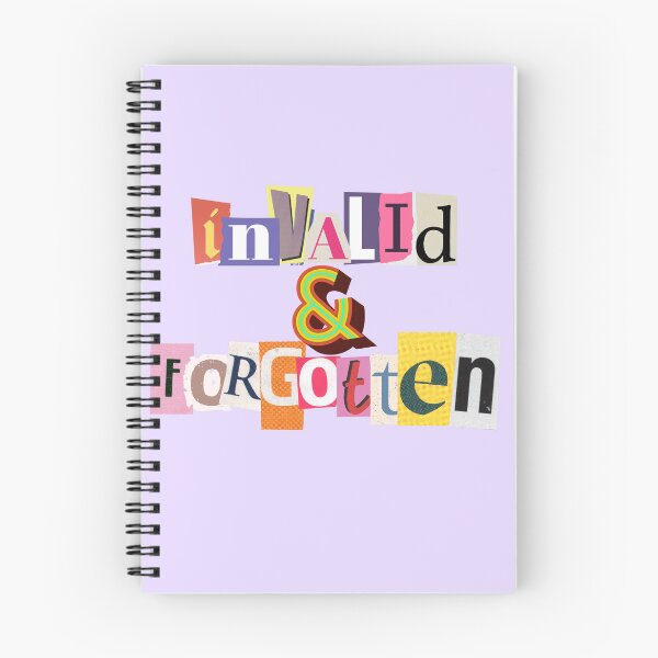 Item preview, Invalid & Forgotten in Ransom Letters designed and sold by Pink Ribbon.