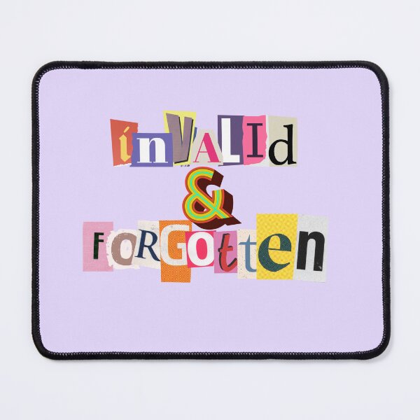 Item preview, Invalid & Forgotten in Ransom Letters designed and sold by Pink Ribbon.