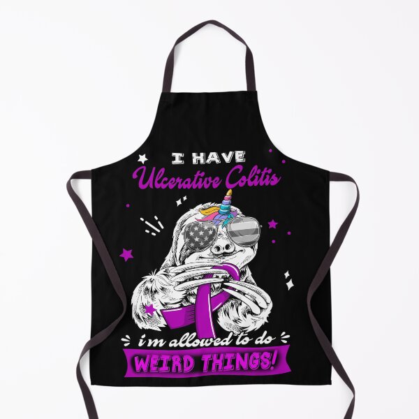 Item preview, Funny Sloth I Have Ulcerative Colitis I'm Allowed To Do Weird Things designed and sold by Kohend.