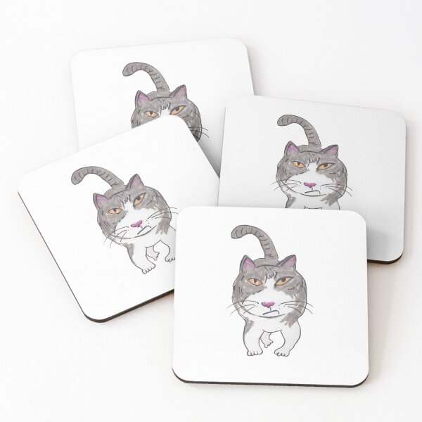 Item preview, Fun Cranky Cat Friend Doodle designed and sold by mytshirtfort.