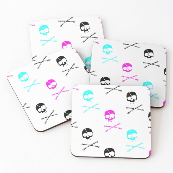 Item preview, Colored Skulls and Crossbones designed and sold by DylanFarrell.