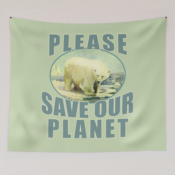Item preview, Polar Bears Save Our Planet designed and sold by LoveAndDefiance.