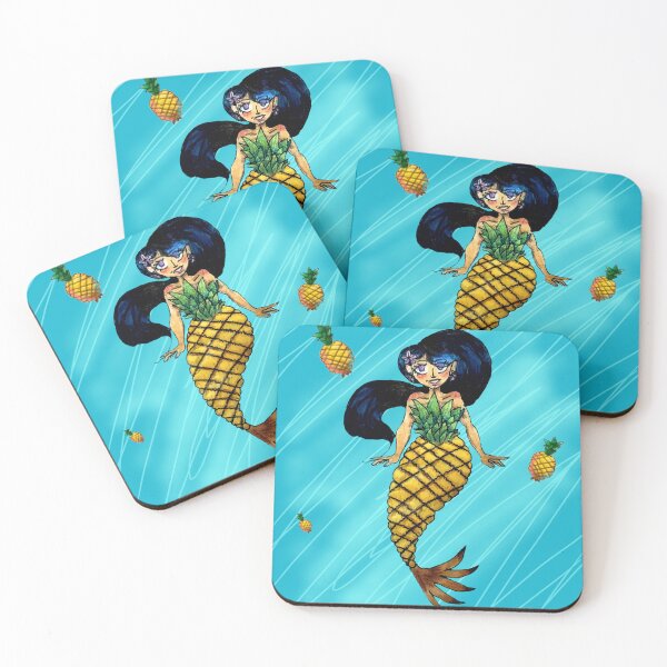 Item preview, ELENA - The Pineapple Mermaid designed and sold by CoraDaffodil.