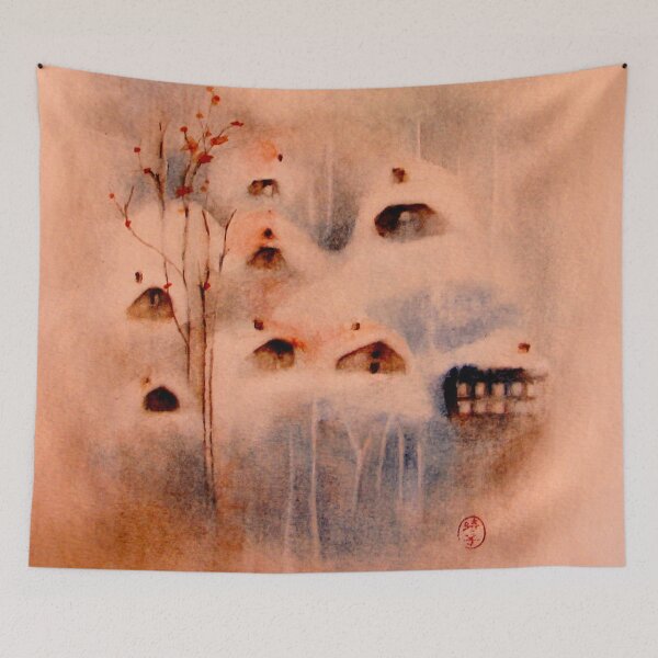 Item preview, Alguien quemando la estufa de leña designed and sold by Tokiko Anderson.