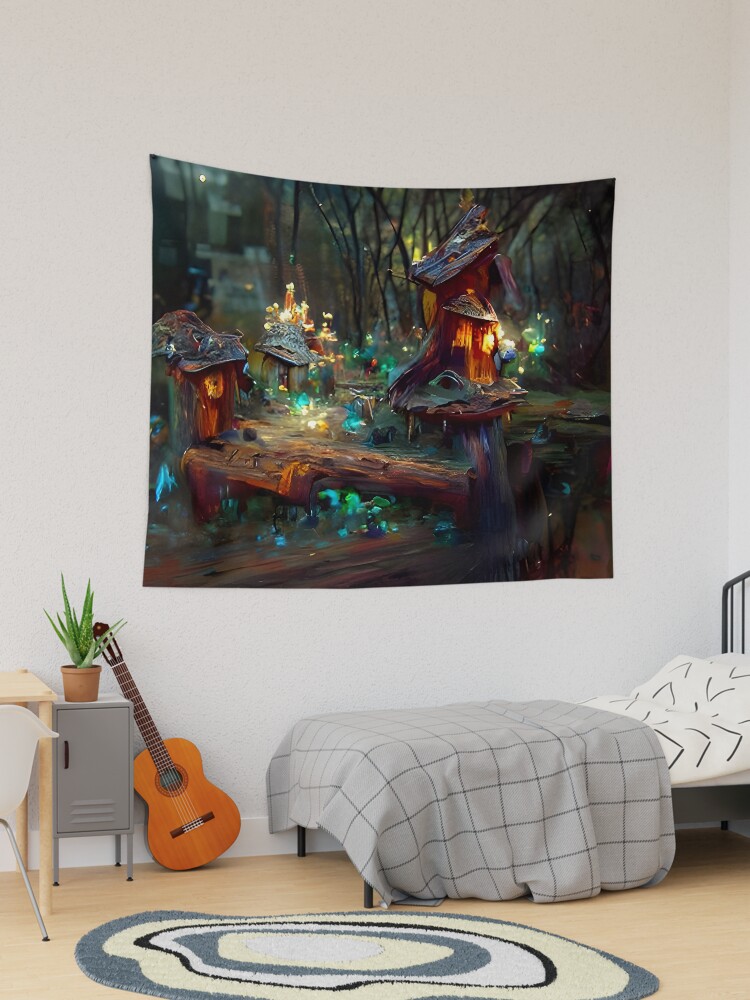 Fairy discount forest tapestry