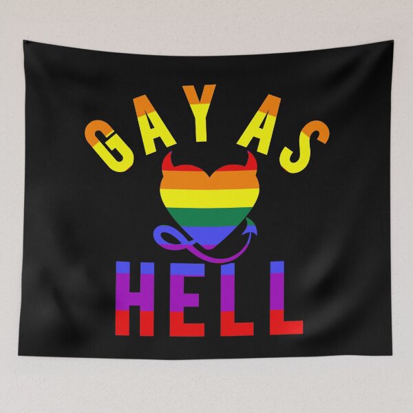 Item preview, Gay As Hell designed and sold by Design-Maniya.