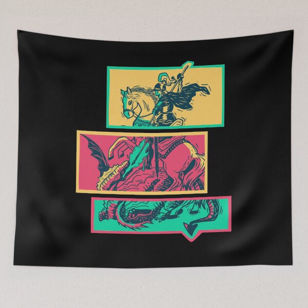 Item preview, Saint George vs the Dragon designed and sold by ramonparaiba.