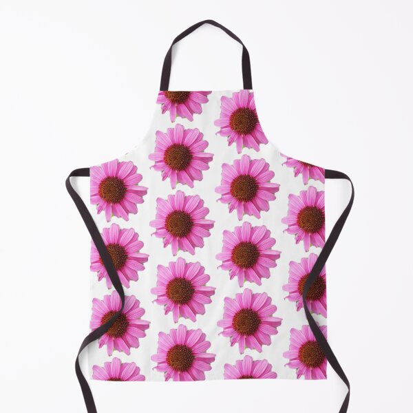 Aperçu de l'œuvre jardin de fleurs au néon rose sur blanc créée et vendue par SweetCrapClub.
