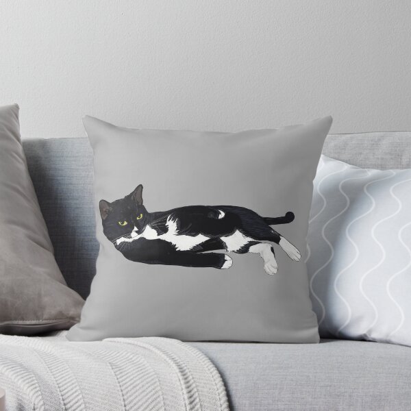 Item preview, Tuxedo Cat Lounging designed and sold by GLBrown117.