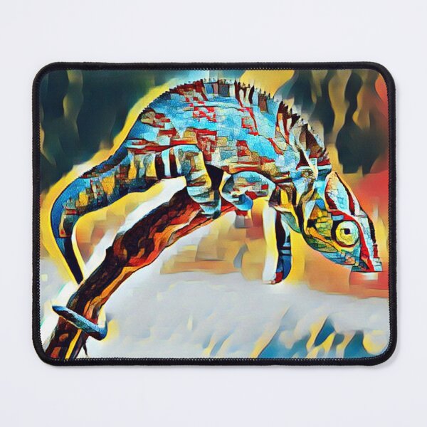 Item preview, Colorful Chameleon Gecko Print Pop Art designed and sold by TheWildFlix.