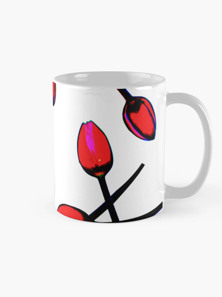 Thumbnail 3 of 6, Coffee Mug, Red Roses designed and sold by DylanFarrell.
