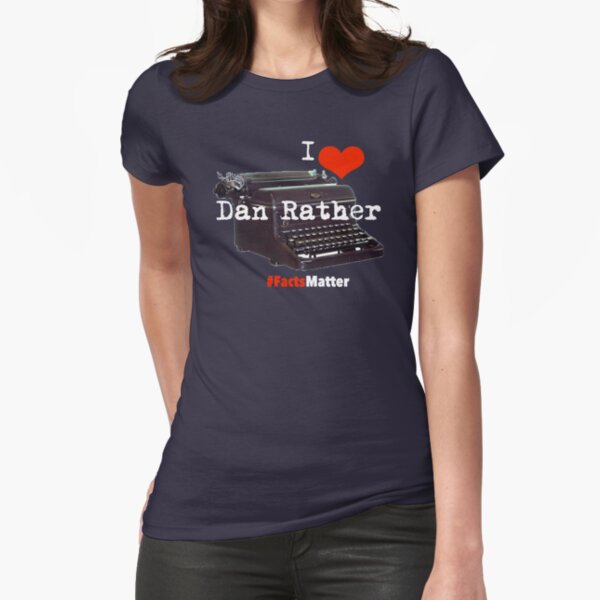 I heart dan #factsMatter Fitted T-Shirt
