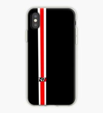 N7 w/ White & Red Stripe iPhone Case