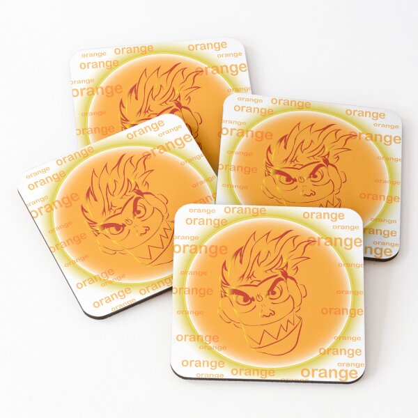 Item preview, illustration of an abstract face in orange designed and sold by AlexGrafs.