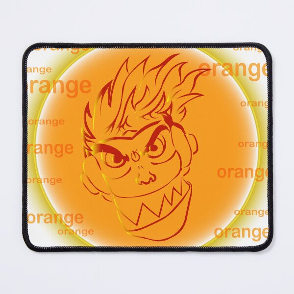 Item preview, illustration of an abstract face in orange designed and sold by AlexGrafs.