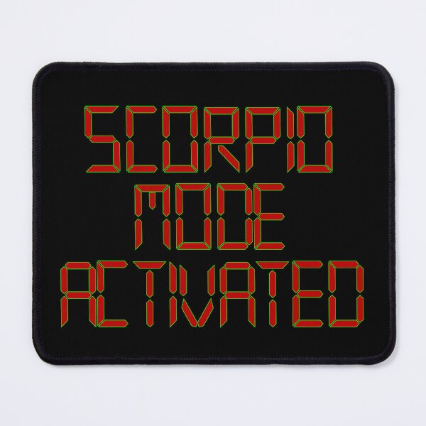 Item preview, Scorpio Mode Activated red green outline designed and sold by tangentllc.