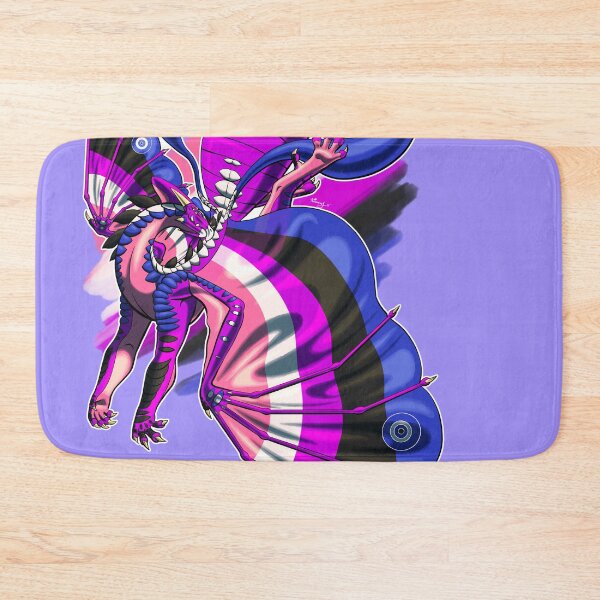 Item preview, Genderfluid Pride Dragon designed and sold by Kimberly Holbrook Arts.