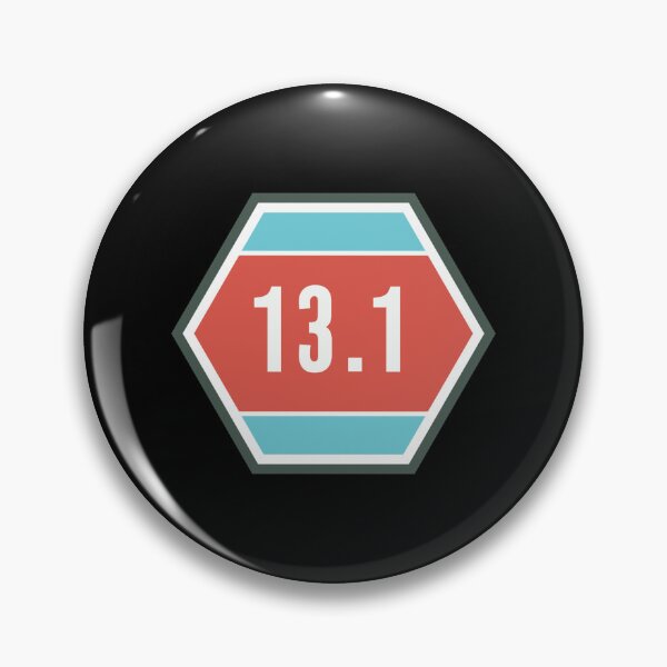 Item preview, 131 Half Marathon Geometric Design Sticker designed and sold by brittaapriliy.