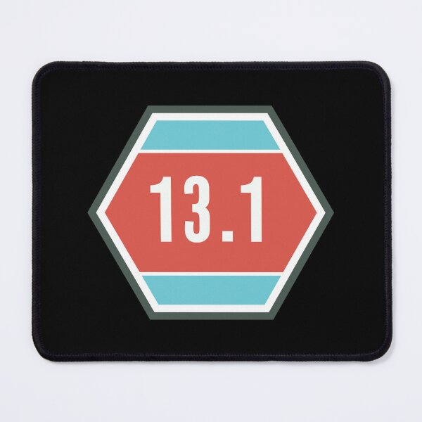 Item preview, 131 Half Marathon Geometric Design Sticker designed and sold by brittaapriliy.