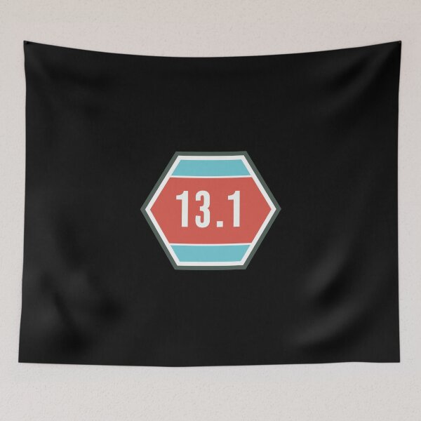 Item preview, 131 Half Marathon Geometric Design Sticker designed and sold by brittaapriliy.