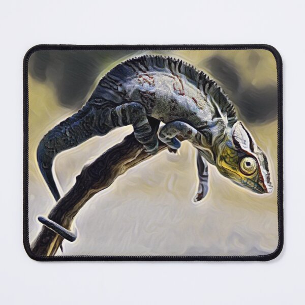 Item preview, Desert Chameleon Gecko Print Portrait designed and sold by TheWildFlix.