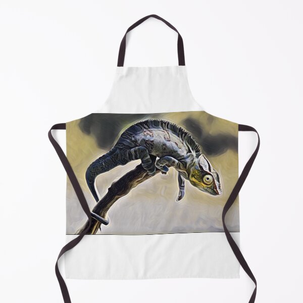 Item preview, Desert Chameleon Gecko Print Portrait designed and sold by TheWildFlix.
