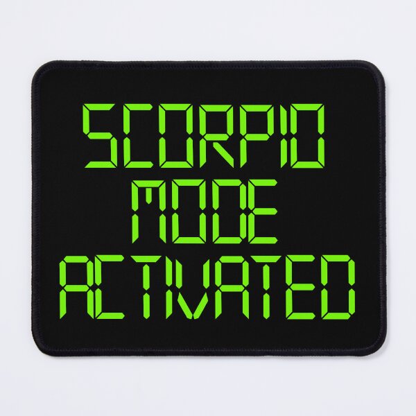 Item preview, Scorpio Mode Activated Green  designed and sold by tangentllc.