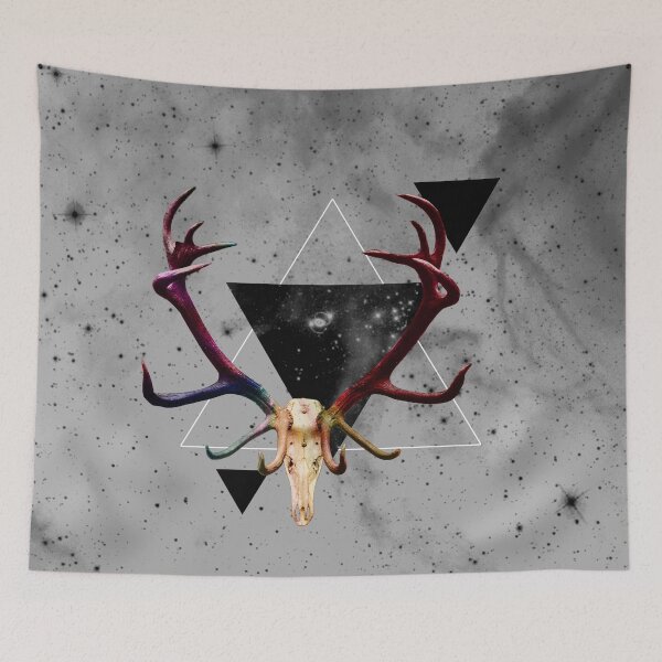 Item preview, Cosmic Space Deer Skull  designed and sold by Jessie Baldwin.