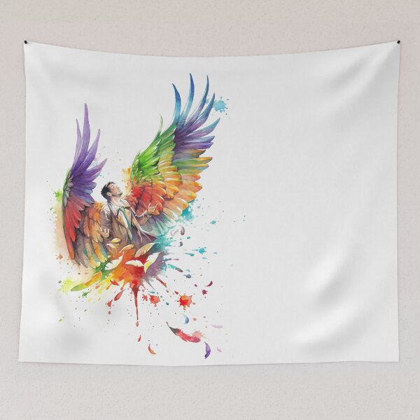 Item preview, Rainbow Castiel designed and sold by Gio Guimaraes.
