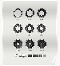 f/ stops Poster