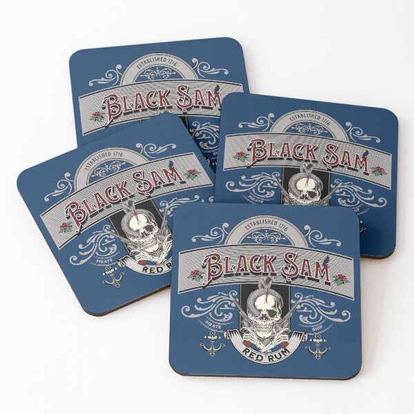 Item preview, Black Sam Bellamy Pirate Silver and Red designed and sold by Emeris.