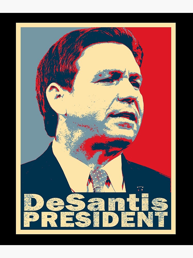 "Vote Ron DeSantis for President 2024 Presidential Election" Poster for