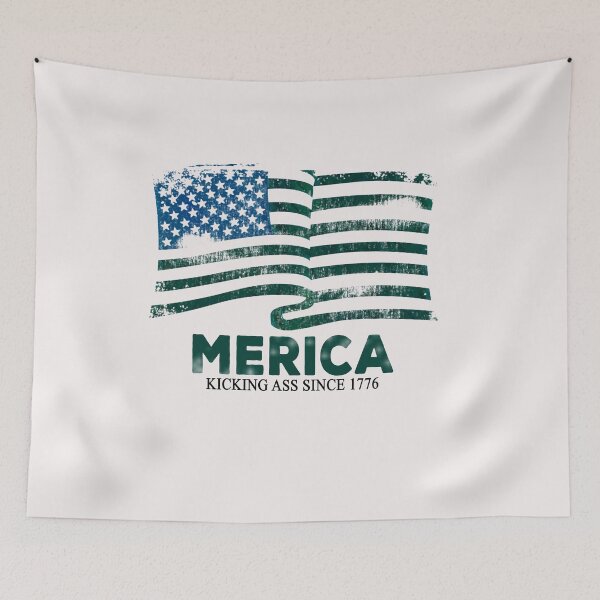 Item preview, Merica independence day, kicking ass since 1776 designed and sold by ONPINI.