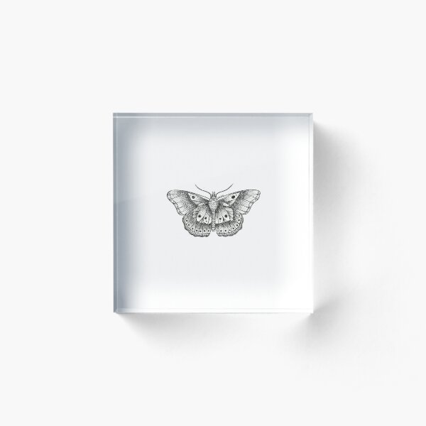 HS butterfly tattoo Acrylic Block