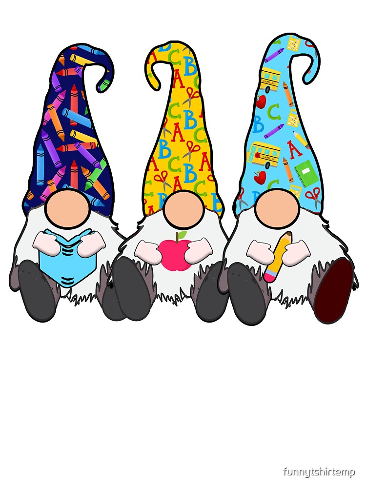 3 Cute Spring Gnomes Tomte Nisse Pretty Spring Colors Kids T-Shirt for  Sale by funnytshirtemp