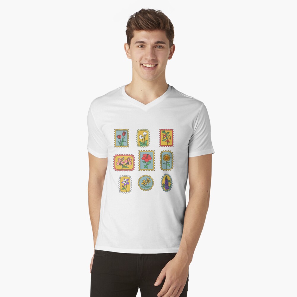 Item preview, V-Neck T-Shirt designed and sold by Ami-Ami.